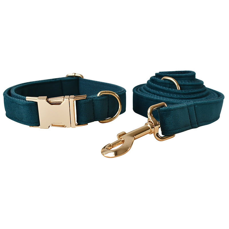 Dog Leash and knot Pet Collar With Alloy Carabiner
